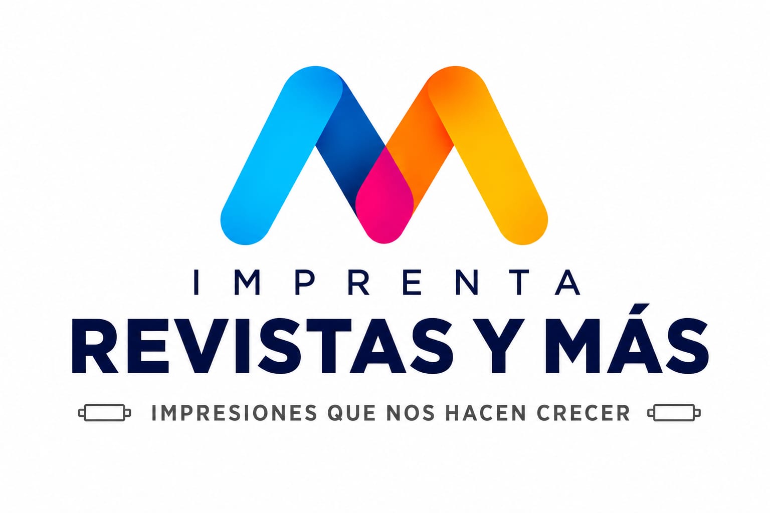 Logo de REVISTAS Y MAS. 